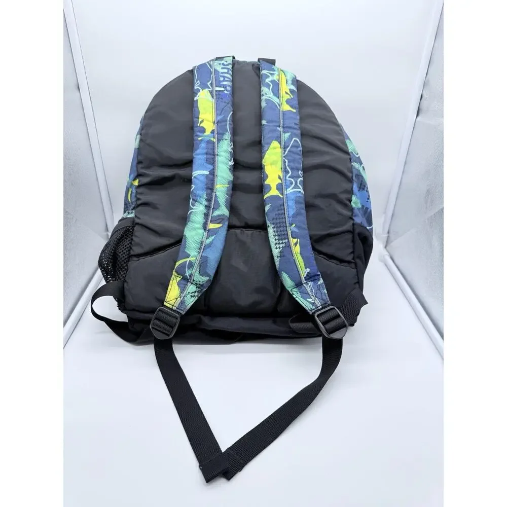 L.L.Bean Shark-Themed Backpack Book Bag for School Zip Closure